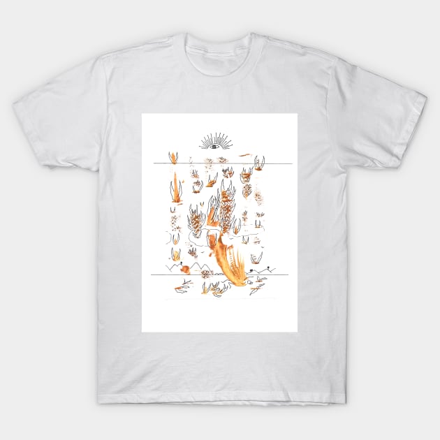 Fall of the angel T-Shirt by CarolinaCampos